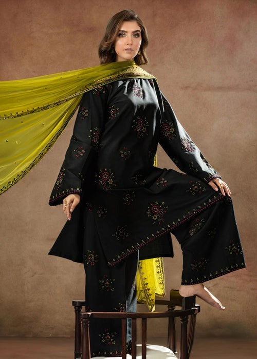 Kashish Embroidered 3PC Dress ( Cotton Lawn)