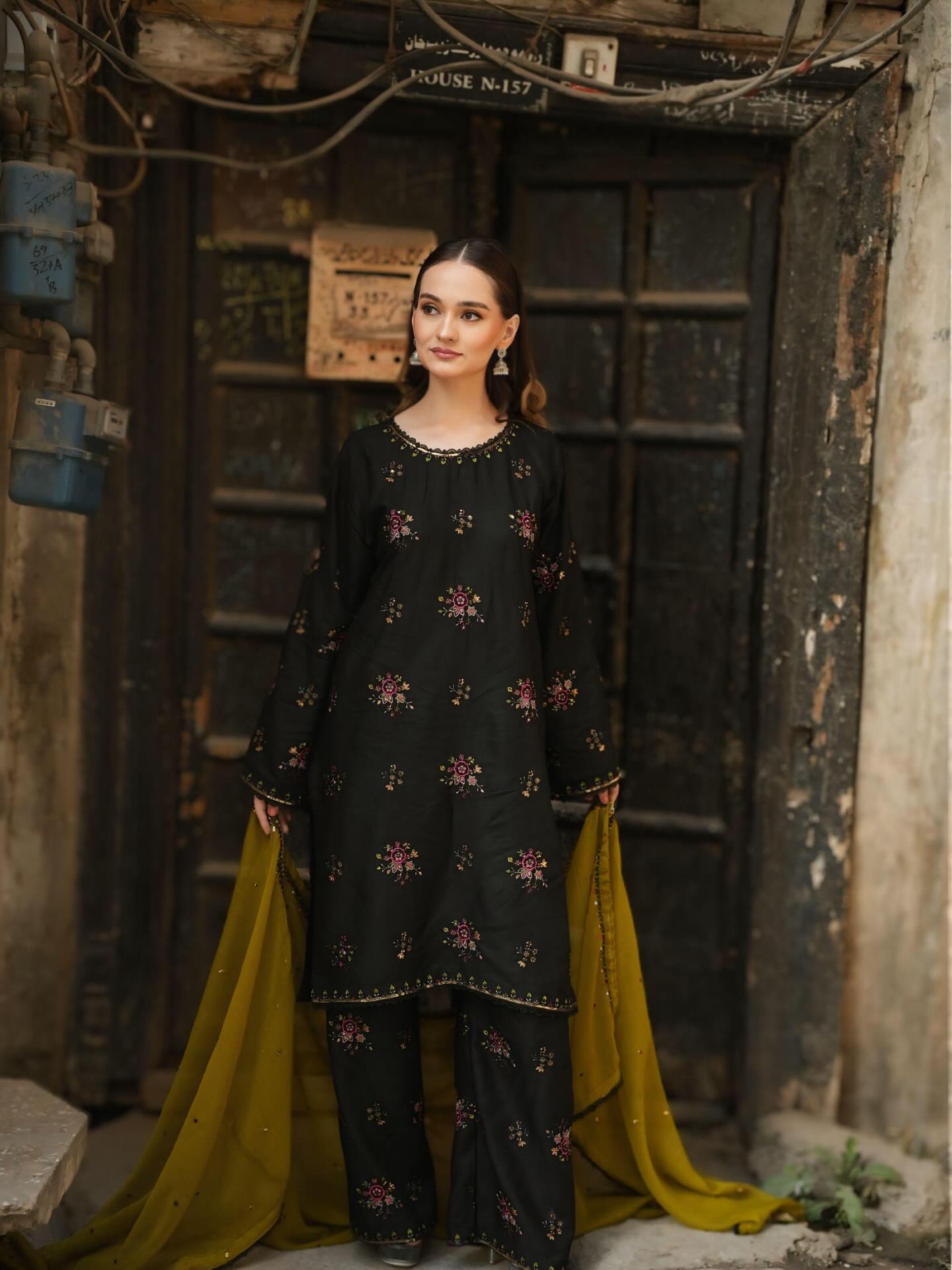 Kashish Embroidered 3PC Dress ( Cotton Lawn)