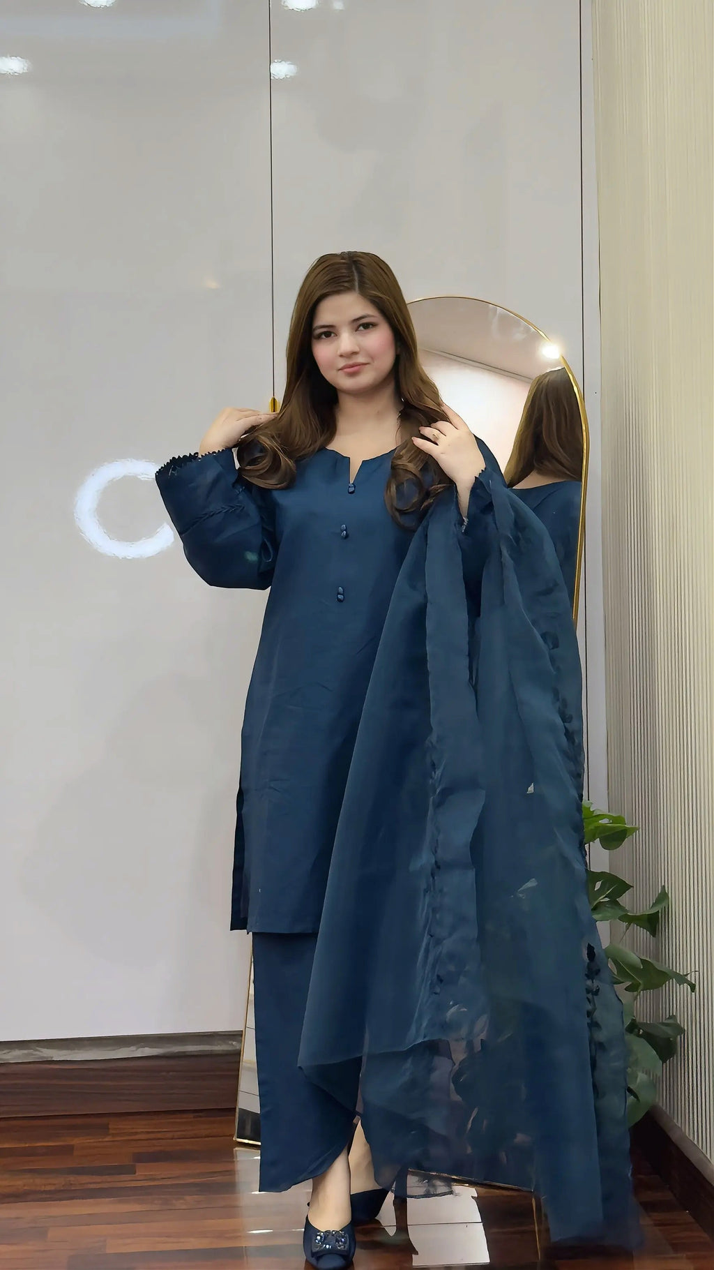 Sahiba Embroidery 3 Piece - Cotton Lawn Dress