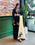 Sadaf Emb Cut Work Cotton Lawn Dress (Stitched)