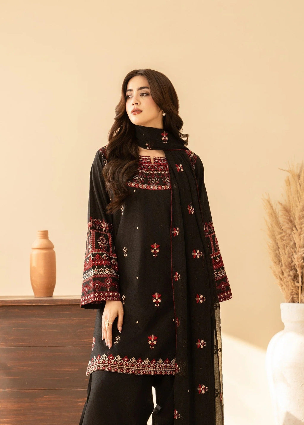 Siyah Gul – Law Embroidered 3PC