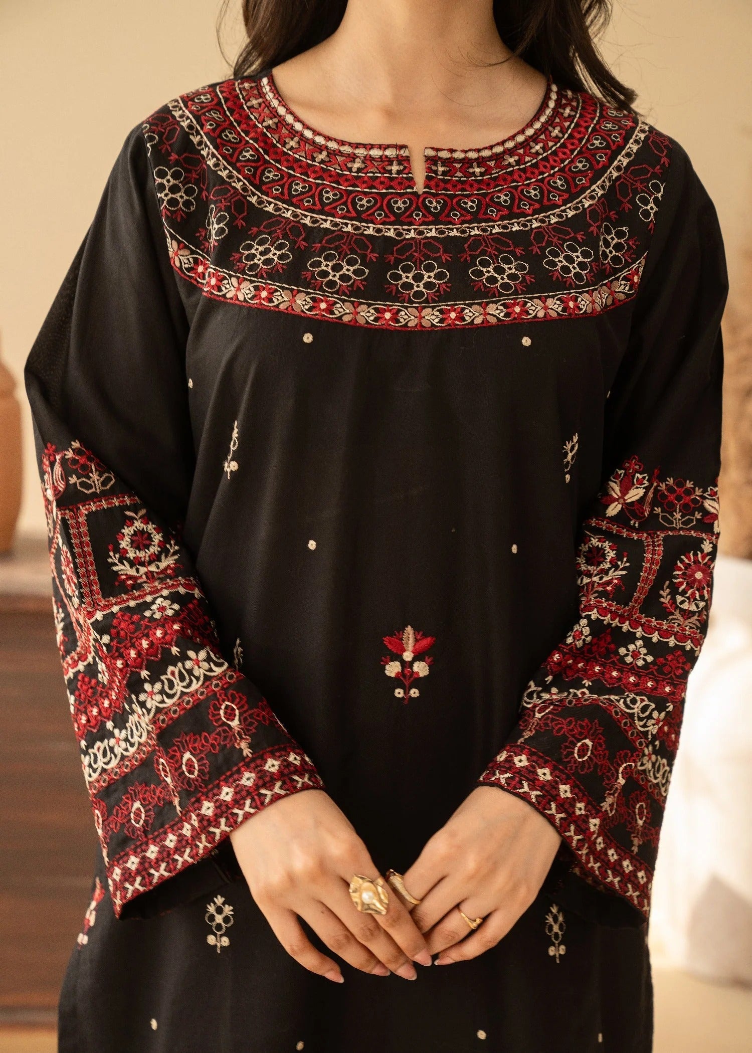 Siyah Gul – Law Embroidered 3PC