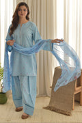 Airah – Cotton Law Embroidered 3PC